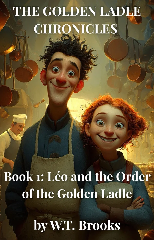 Cover of Léo and the Order of the Golden Ladle — culinary mystery in 1920s Paris